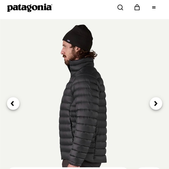 Patagonia Men's Black Puffer Jacket - Picture 4 of 8